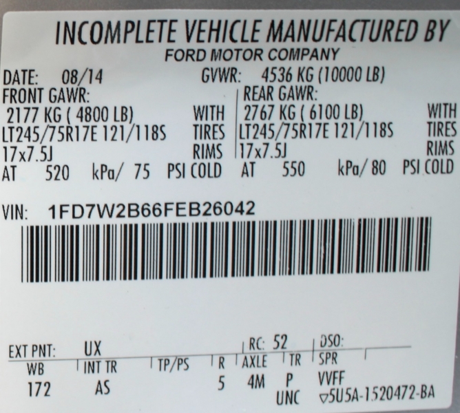 Ford 4x4 Super Duty F-250/40km Utility Box/Lift Gat 2015 price 