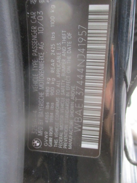 BMW 3-Series 2004 price $12,345