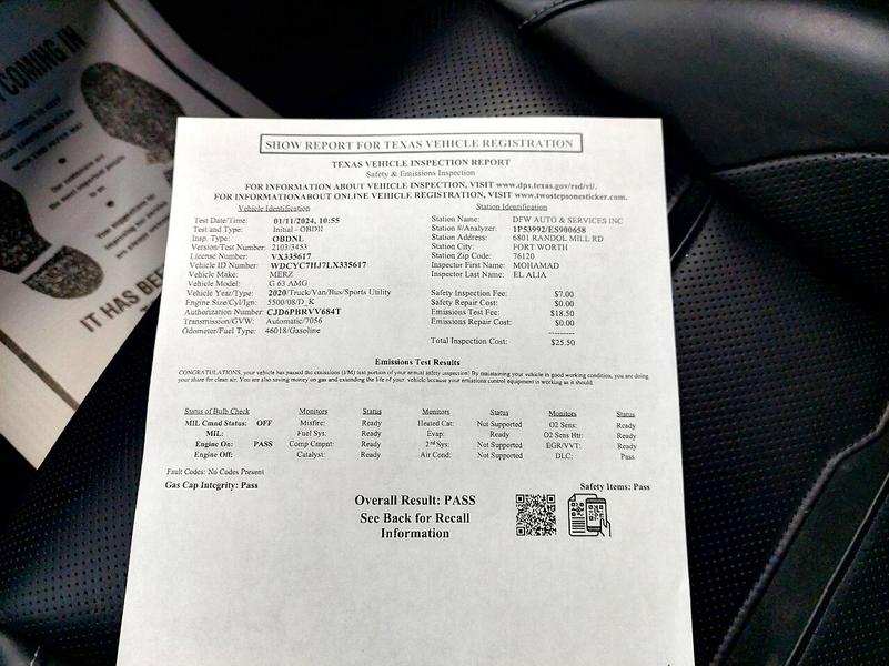 Mercedes-Benz G63 2020 price $149,995