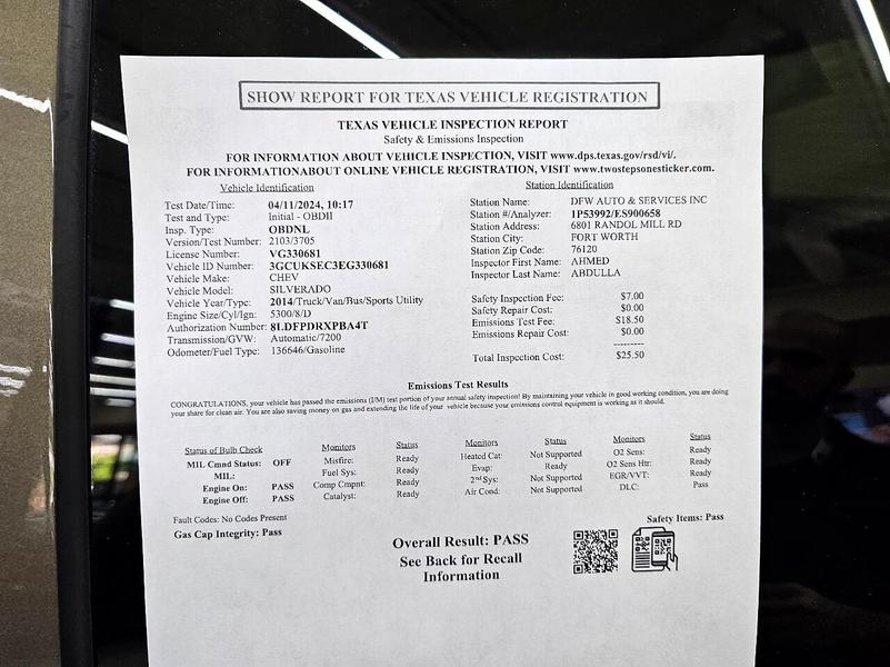 Chevrolet Silverado 1500 2014 price $20,795