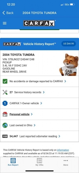 Toyota Tundra 2004 price $9,999