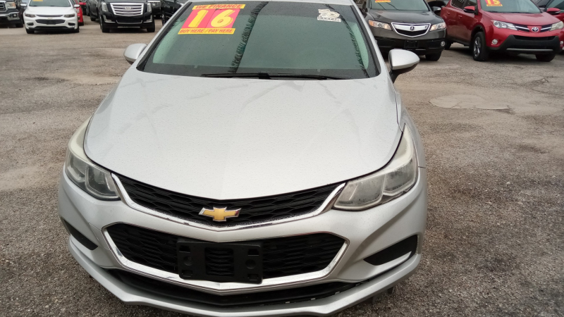 Chevrolet Cruze 2016 price $2,000 Down