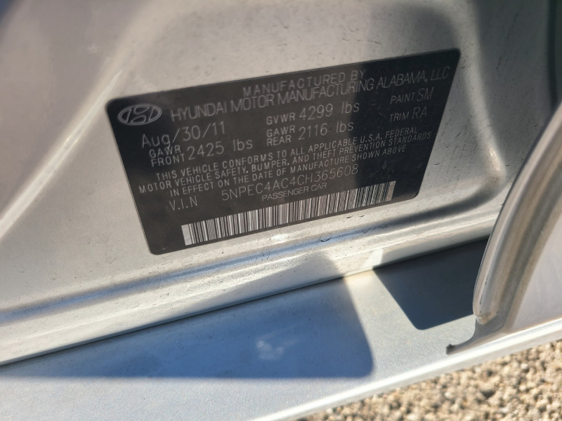 Hyundai Sonata 2012 price $6,850