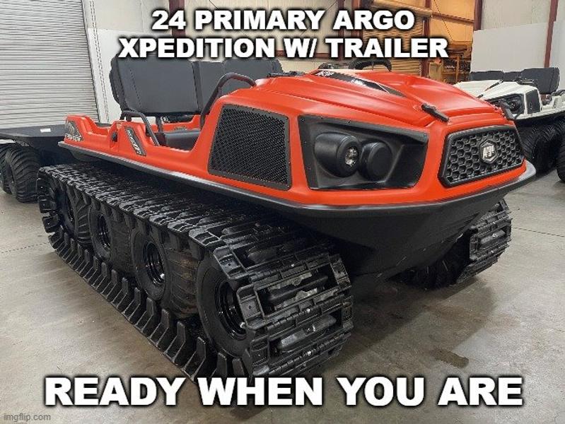 Argo Xpedition PKG 2023 price Call for Pricing.