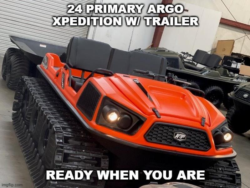 Argo Xpedition PKG 2023 price Call for Pricing.
