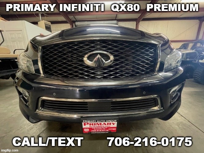 Infiniti QX80 4wd 2016 price Call for Pricing.
