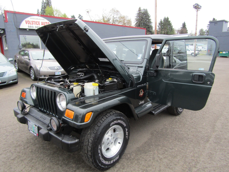 Jeep Wrangler 2002 price $12,477