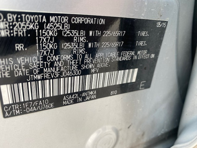 Toyota RAV4 2015 price $12,299