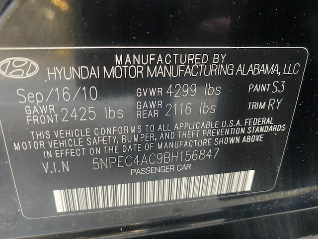 Hyundai Sonata 2011 price $7,299