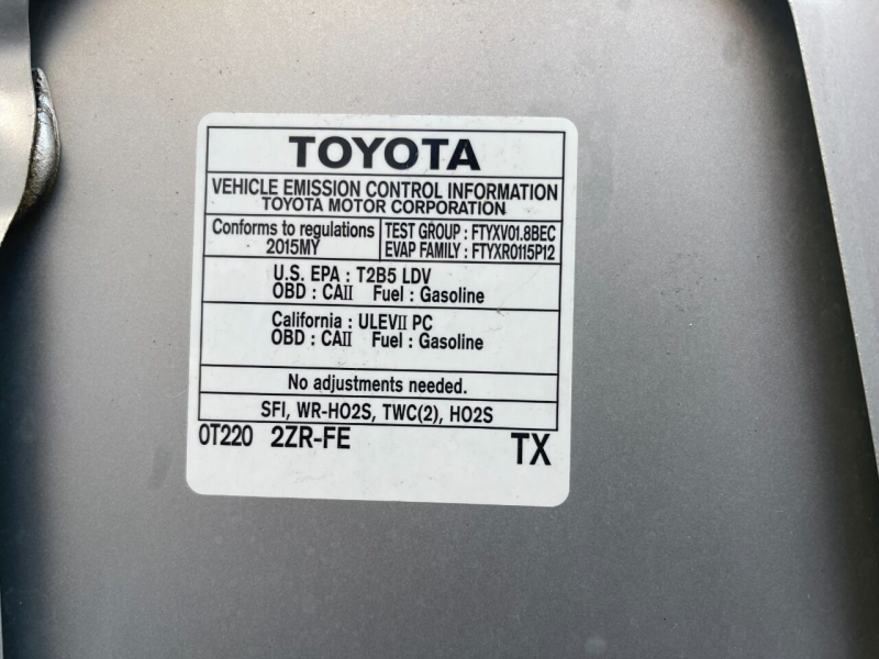 Toyota Corolla 2015 price $18,995