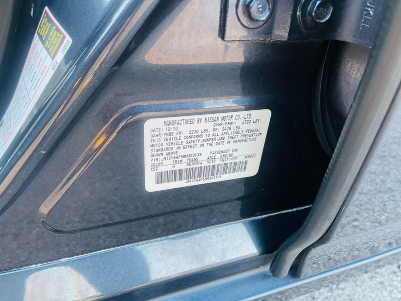 Infiniti G37 Sedan 2011 price $10,499