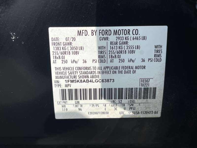 Ford Police Interceptor Utility 2020 price $19,499