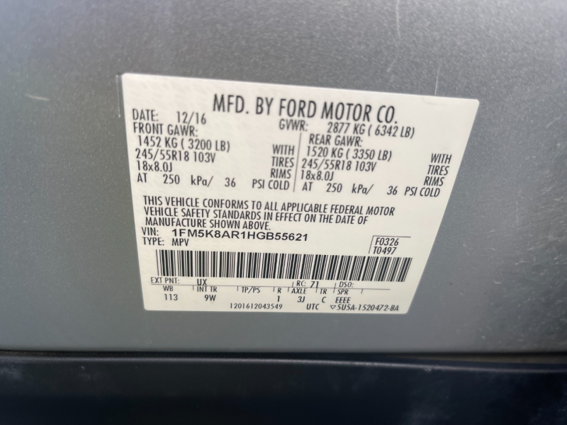 Ford Police Interceptor Utility 2017 price $13,999