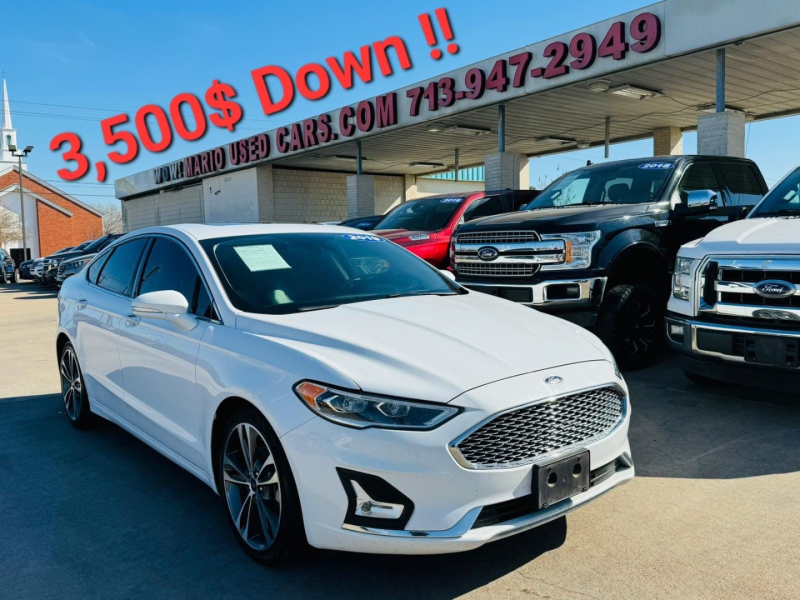 Ford Fusion 2019 price $3,500