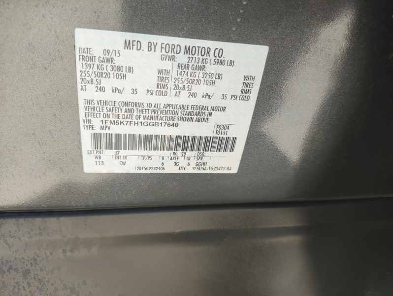 Ford Explorer 2016 price $22,995