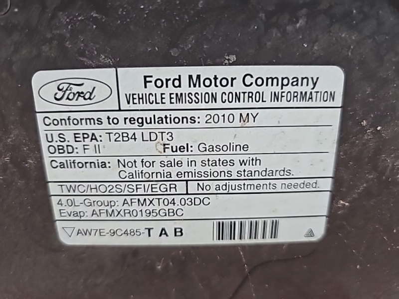 Ford Explorer 2010 price $8,577