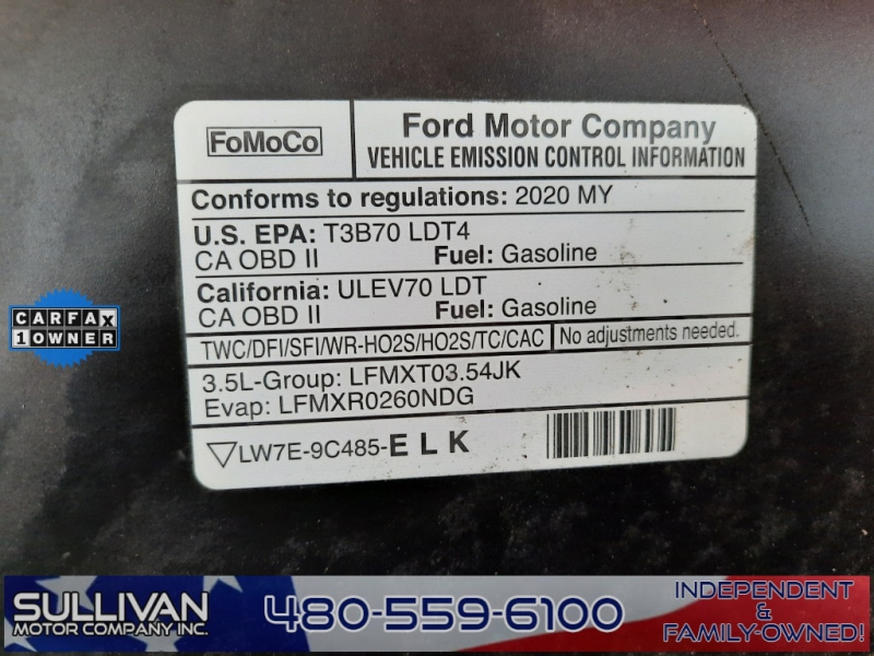 Ford F-150 2020 price $38,877