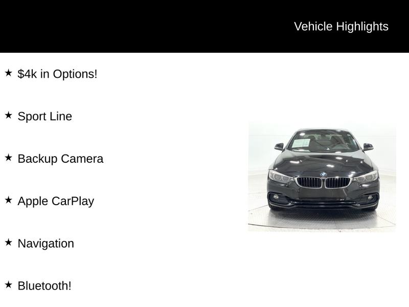 BMW 4 Series 2018 price $22,340