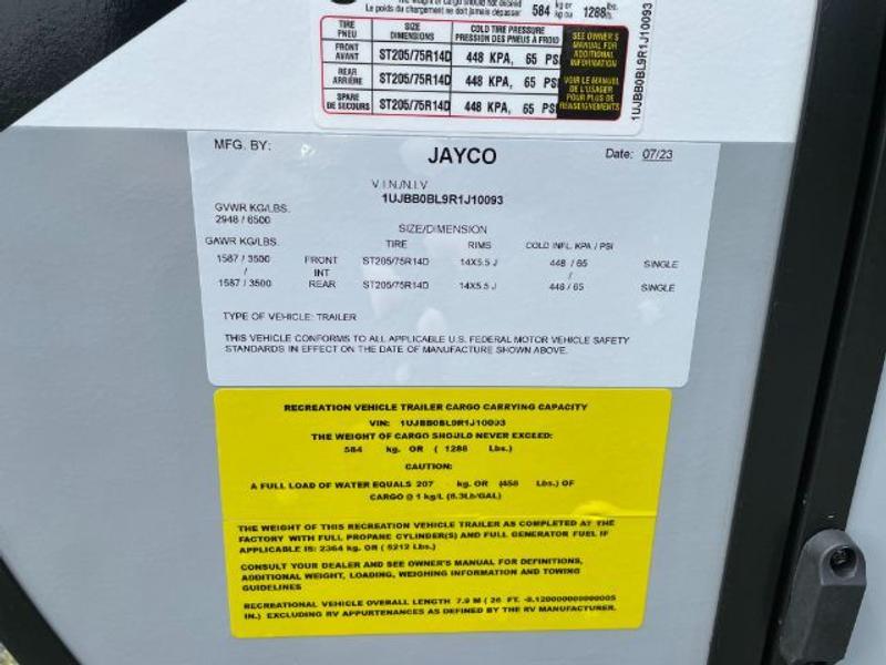 JAYCO JAY FEATHER TT 2024 price $32,988