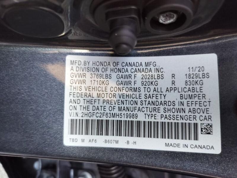 Honda Civic 2021 price $14,990