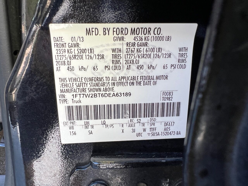 Ford F-250 Super Duty 2013 price $28,995