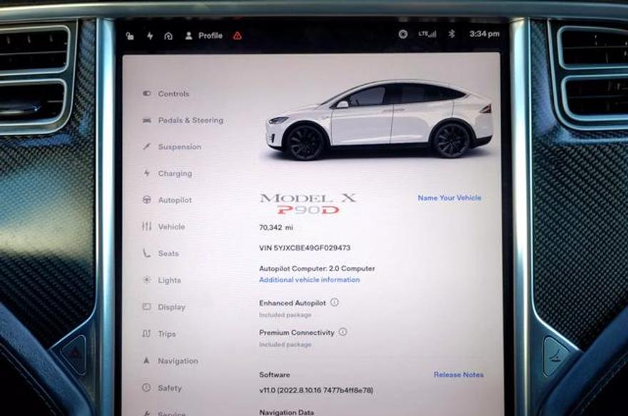 Tesla Model X 2016 price $36,950