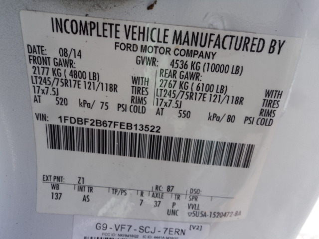 Ford Super Duty F-250 SRW 2015 price $8,495