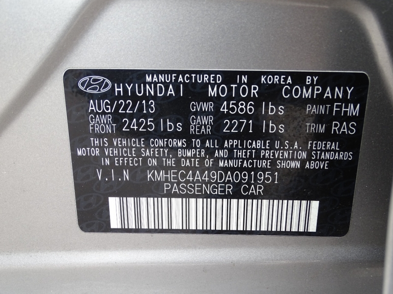 Hyundai Sonata Hybrid 2013 price $999 Down