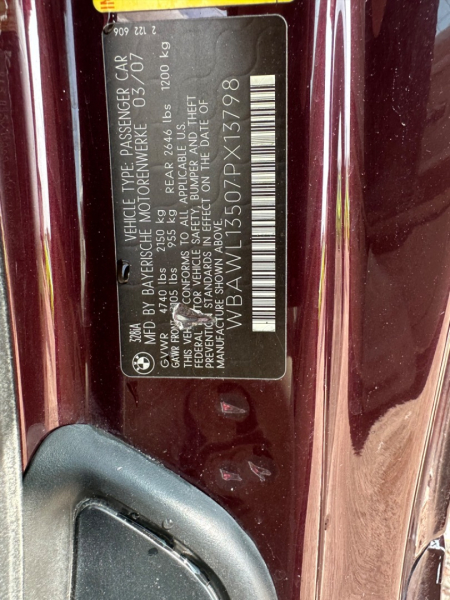 BMW 3-Series 2007 price $5,500