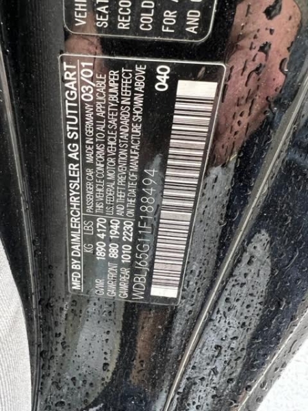 Mercedes-Benz CLK320 2001 price $3,750