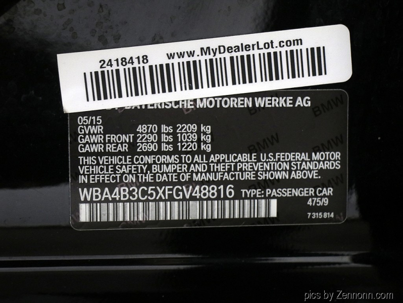 BMW 4-Series 2015 price $23,790