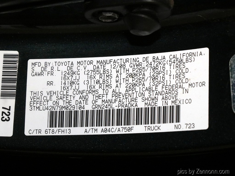 Toyota Tacoma 2009 price $16,990