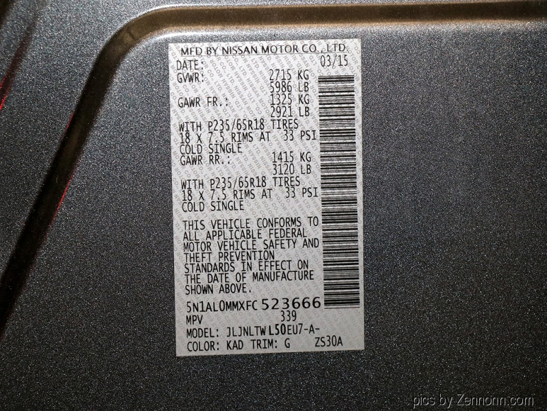 Infiniti QX60 2015 price $14,990