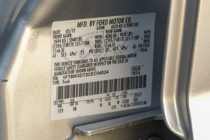 Ford Super Duty F-350 DRW 2012 price $26,995