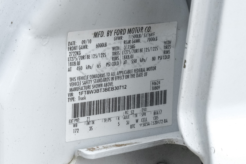 Ford Super Duty F-350 SRW 2011 price $15,995