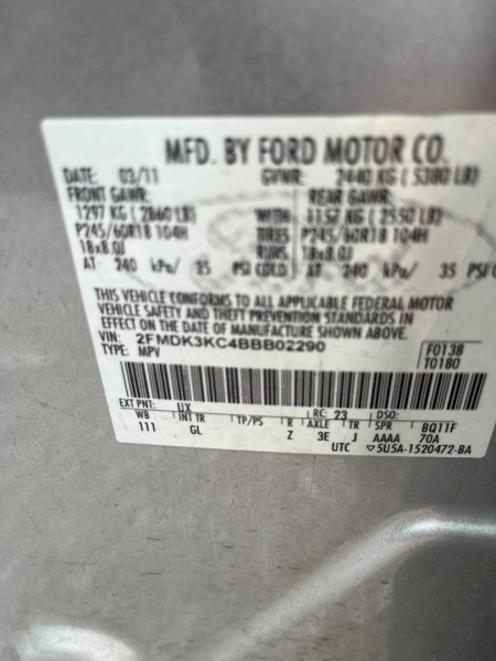 Ford Edge 2011 price $7,995