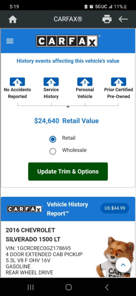 Chevrolet Silverado 1500 2016 price $21,999 Cash