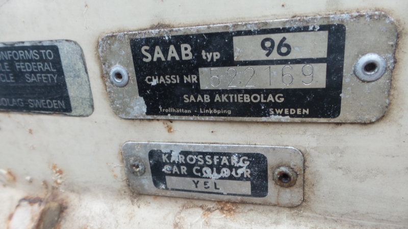 Saab 96 1968 price 