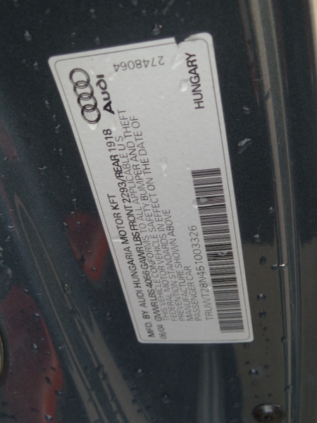 Audi TT 2005 price $9,500