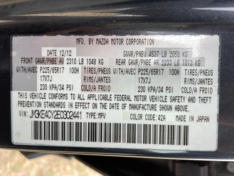 Mazda CX-5 2014 price $10,795