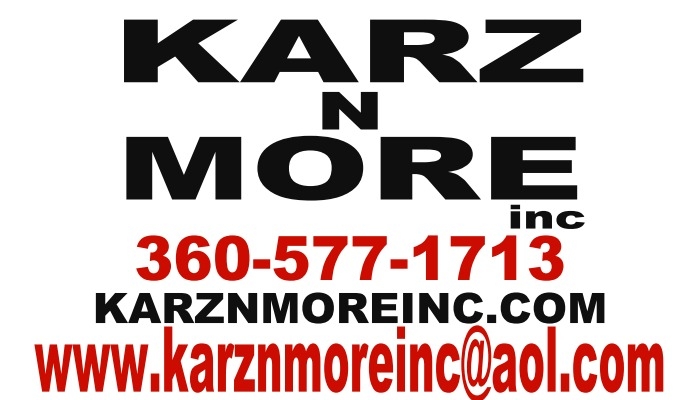 KARZ N MORE Inc. 915 TENNANT WAY LONGVIEW WA 98632 Hours M-F 10-5 Sat 10-1 Sun. Closed 2024 price $0