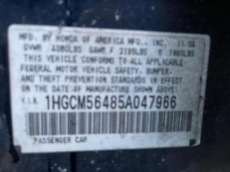 Honda Accord 2005 price $4,495