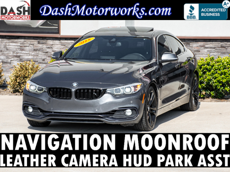BMW 430i Gran Coupe Navigation Sunroof Camera HUD Leat 2018 price $18,995