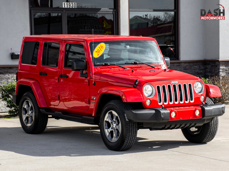 Jeep Wrangler Unlimited Sahara 4WD Navigation Leather A 2016 price $23,995