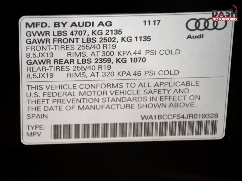 Audi Q3 Premium S-Line Panoramic Camera Leather 2018 price $14,485