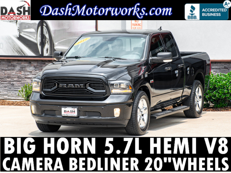 RAM 1500 Big Horn Quad Cab Hemi V8 Camera Bedliner Ste 2017 price $19,485