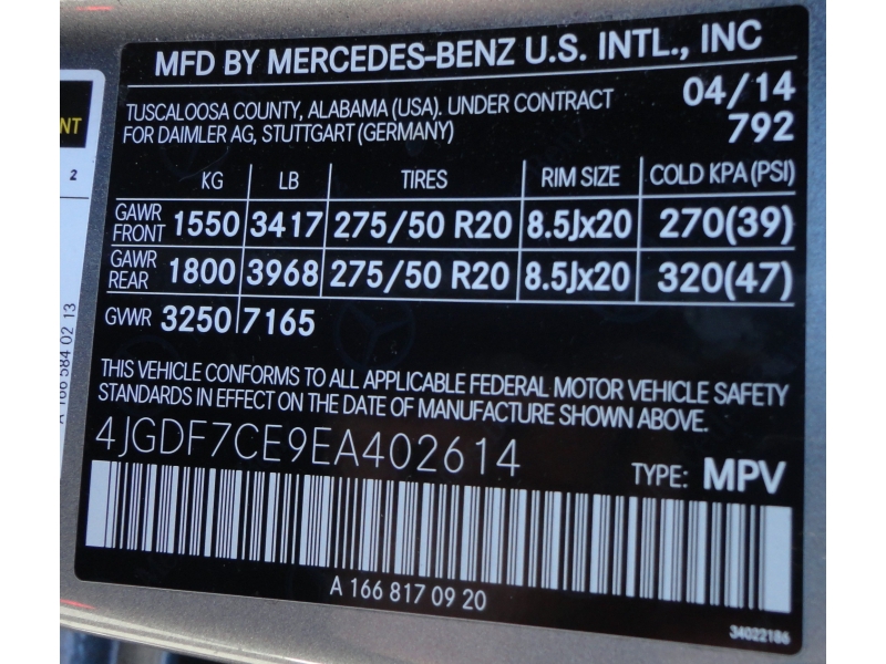 Mercedes-Benz GL-Class 2014 price $23,675