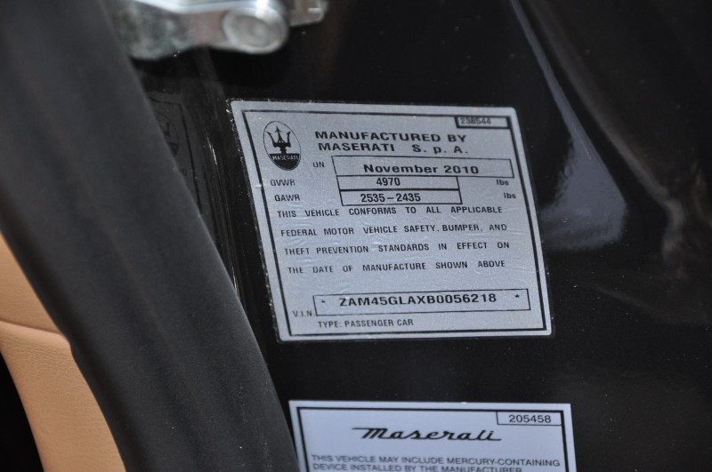 Maserati GranTurismo 2011 price $61,500