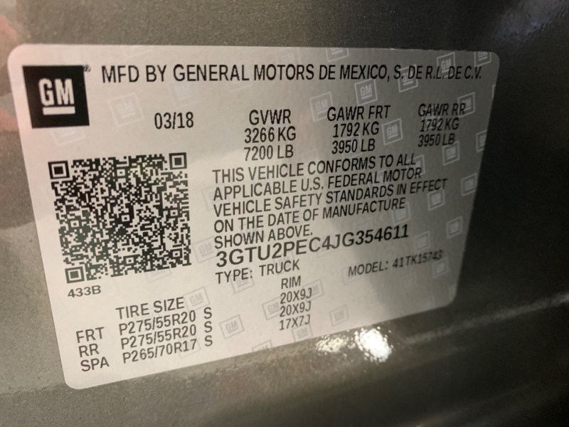 GMC Sierra 1500 2018 price $44,900