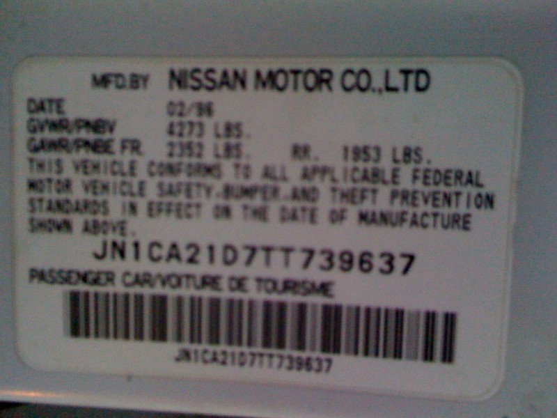Nissan Maxima 1996 price $2,800